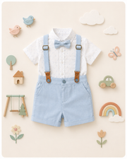 Baby Suspender Set - Ocean